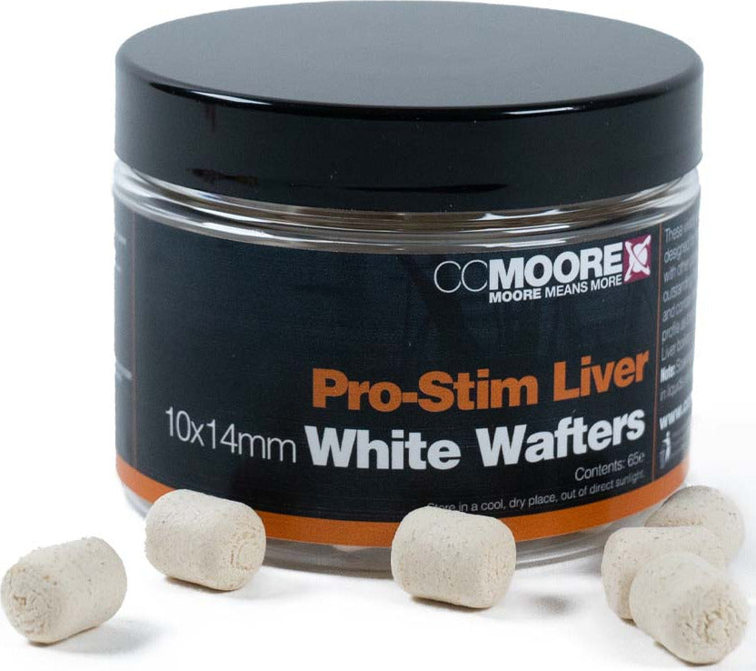 Pro-Stim Liver - Dumbell Wafters - Wit - 10x14mm Pro-Stim Liver - Dumbell Wafters - Wit - 10x14mm