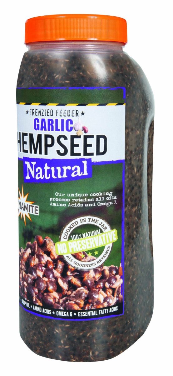 Dynamite Baits Frendzied Hempseed - Garlic - 2.5L - Klaar voor gebruik - KarperCentrale Dynamite Baits Frendzied Hempseed - Garlic - 2.5L - Klaar voor gebruik - KarperCentrale