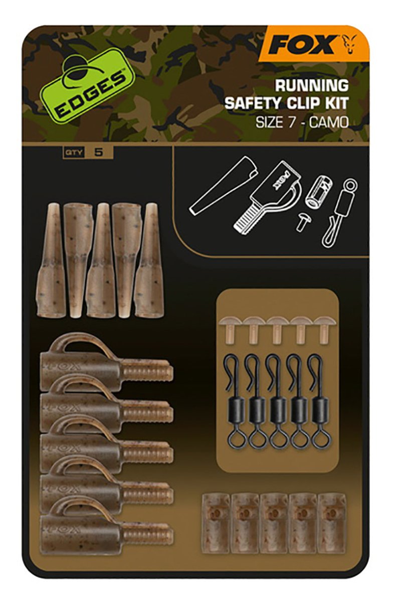 Fox Edges Camo Running Safety Clip Kit - dé KarperCentrale