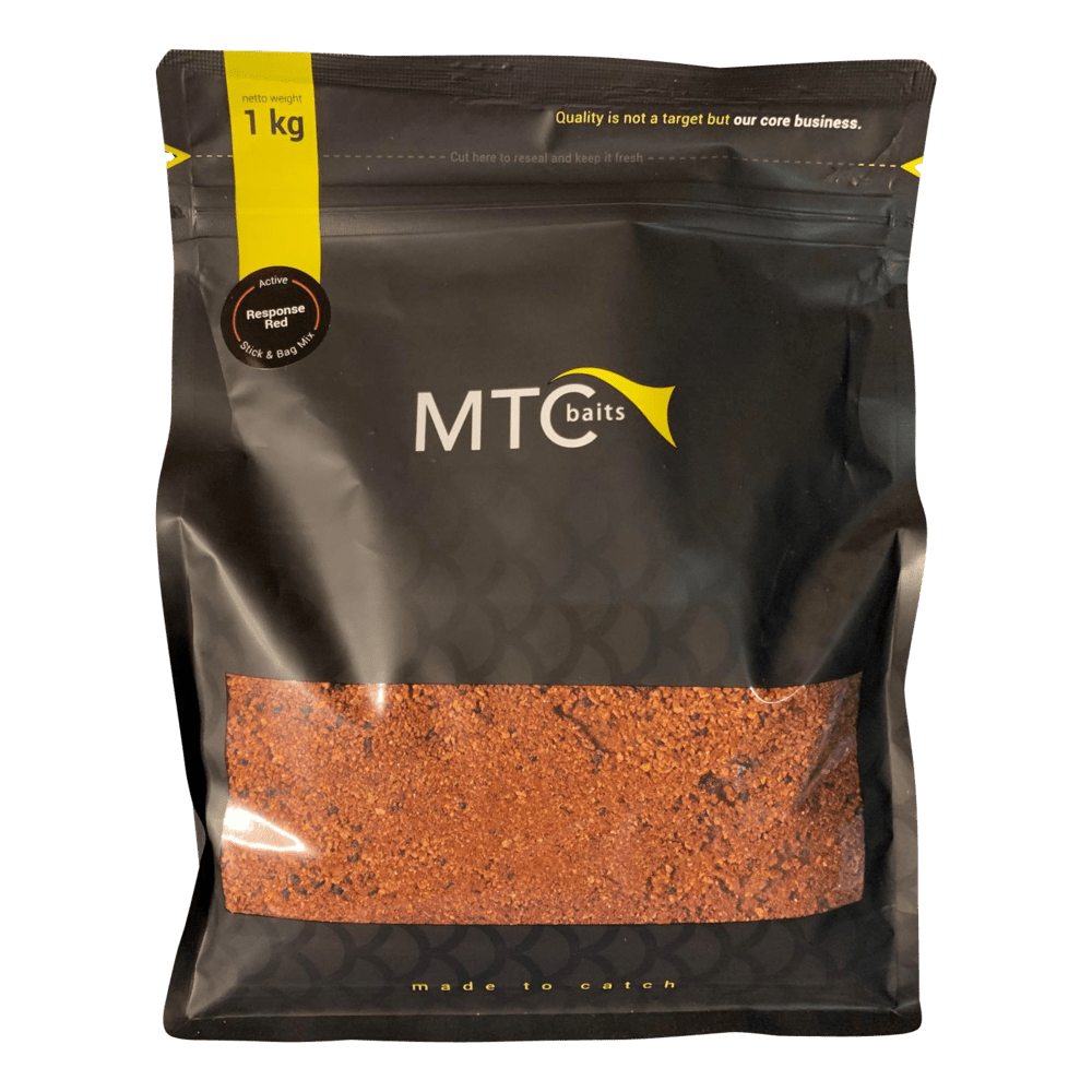 MTC Response Red - Active Stick & Bag mix - 1KG - dé KarperCentrale MTC Response Red - Active Stick & Bag mix - 1KG - dé KarperCentrale