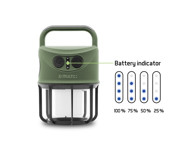 Multix - 3W - Bivvy lamp