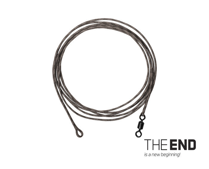 The END - Leadcore 1m - Swivel - 3 stk - Klar til brug