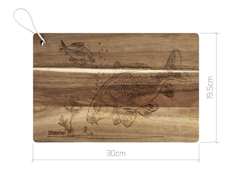 Dekorativt skærebræt - Karpeudgave