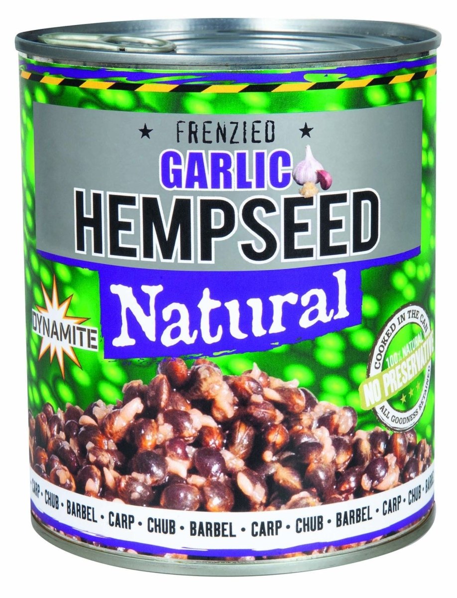 Dynamite Baits Frendzied Hempseed - Garlic - 750gr - Klaar voor gebruik - KarperCentrale