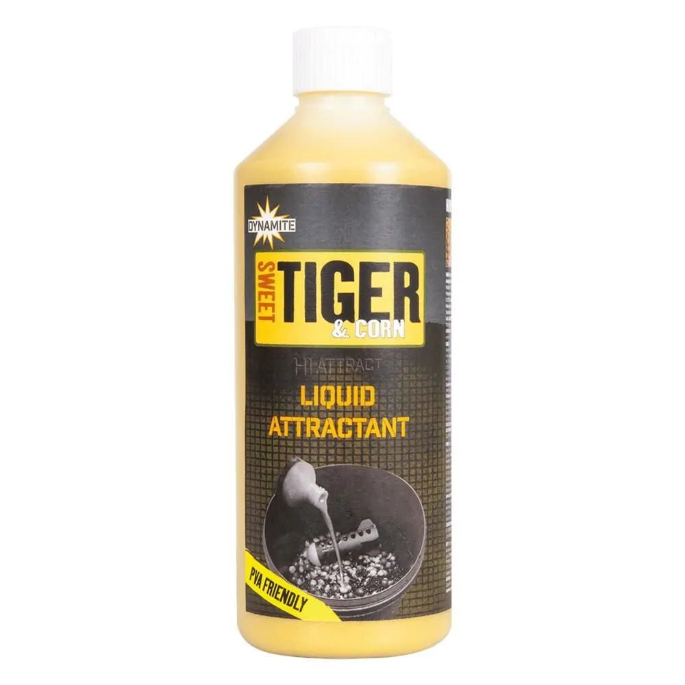 Dynamite Baits Sweet Tiger & Corn Liquid - 500ml - KarperCentrale