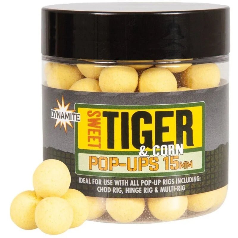 Dynamite Baits Sweet Tiger & Corn Pop - Ups - 15mm - KarperCentrale