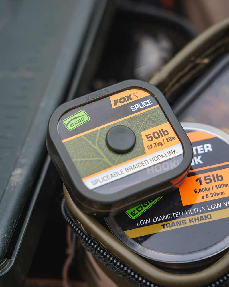 Fox Edges Naturals Splice Hooklenght - dé KarperCentrale
