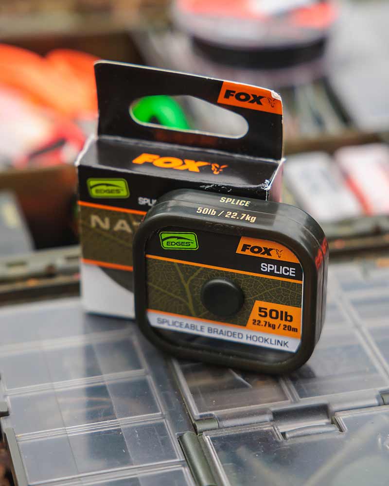 Fox Edges Naturals Splice Hooklenght - dé KarperCentrale