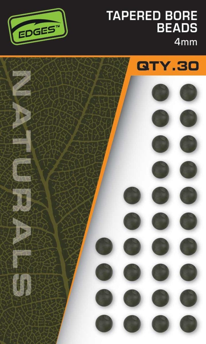 Fox Edges Naturals Tapered Bore Beads - dé KarperCentrale