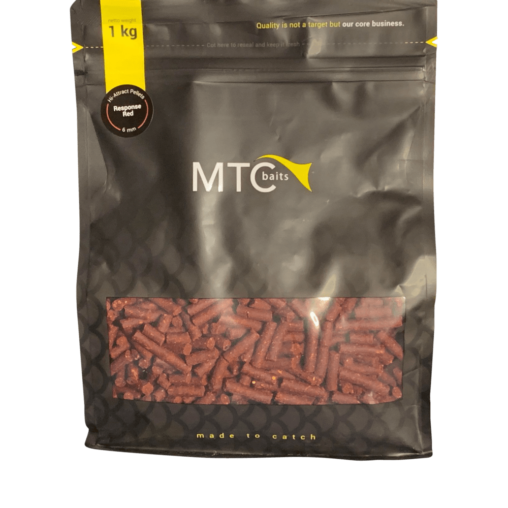 MTC Response Red - Pellets - 6mm - 1KG - dé KarperCentrale